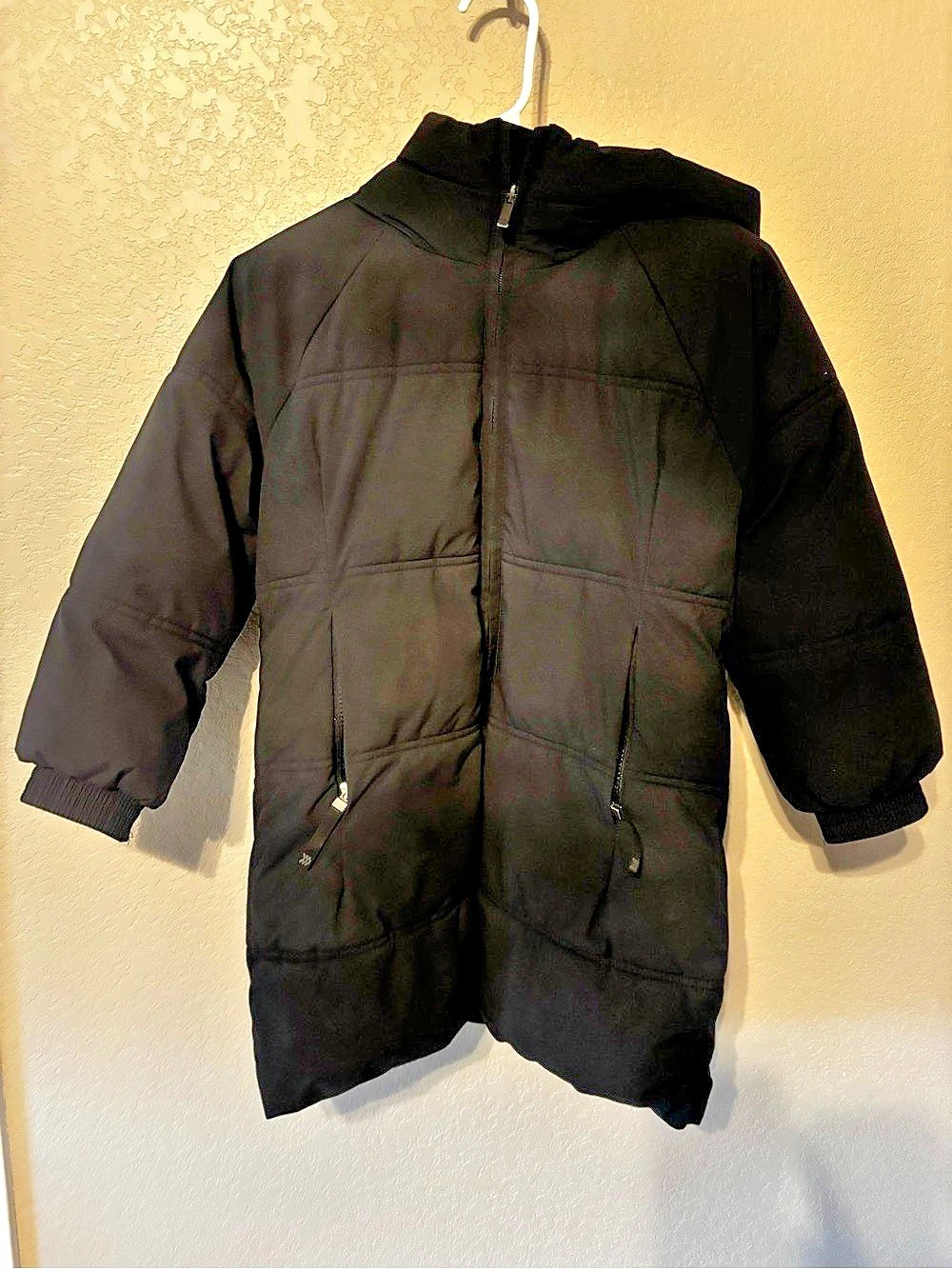 all in motion Girls' Puffer Jacket Black Size 4T